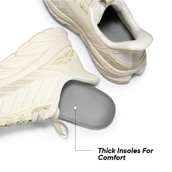 [AllSwifit 2.0] Women's Slip On Walking Sneakers - IVORY - 5